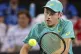 Alex De Minaur on his way to victory over Milos Raonic