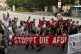 Participants gather to demonstrate in Weimar, Germany, Monda