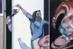 (L) Three Studies of Isabel Rawsthorne 1967; (R) Self-Portra