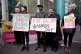 Protesters against Steve Bannon's visit to Edinburgh this we