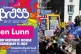 Brass bands and banners parade through Durham during the Dur