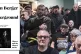 People listen to speeches during the Miner's strike 40th ann