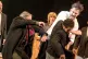 BOISTEROUS: (L to R) Mark Womack, Andrew Schofield, Lauren O