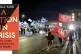 POLARISED OPINION: A rally outside the Scottish Parliament i