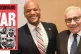 IN THE KNOW: Bob Woodward with governor Wes Moore at the Pri