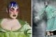 Fergus Greer, (L) Leigh Bowery Session 1 Look 2 1988; (R) Le