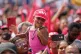 A supporter of Brazilian President Lula da Silva of the Work