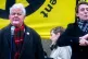 Bruce Kent at the #StopTrident rally at Trafalgar Square on 