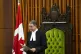 The Speaker of Canada's House of Commons Anthony Rota delive