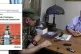 Prokhanov with Aleksey Mozgovoy, the Lugansk militia leader 
