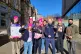 ENERGY AND ACTIVISM: Jamie Driscoll (third from right) joins