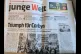 An edition of Junge Welt from the summer, reporting Jeremy C