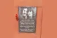 A picture on the wall of the Victor Jara Foundation, with Vi