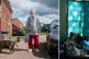 (L) A resident of Burnthouse Lane estate; (R) Derek, a homel