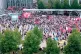ENCOURAGING BEGINNING: Die Linke demonstration ‘Prices dow