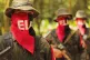 Masks are only used during photos as ELN militants leave the