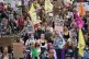 Members of Extinction Rebellion during protest march in cent