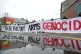 EXPOSING CENSORSHIP: Protesters blockade weapons manufacture