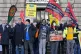 NOT ENOUGH: Picket by transport and energy workers from the 