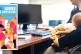DOUBLE BIND: A woman working from home during the pandemic
