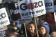 Protesters attend a rally on Whitehall in central London in 