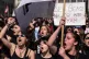 OUTRAGE: University students protest at the HQ of private op
