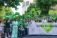 REMEMBRANCE: A silent walk near Grenfell Tower, last year, c
