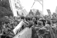 SCAB RUSH: Nottinghamshire miners at a ‘Right to Work’ r