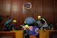 Protesters defacing the Legislative Council chamber and moun
