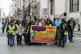 Striking cleaners at the Old Bailey
