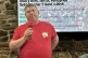 RMT president Alex Gordon speaking at the Stop the War Cymru