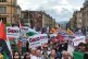 People marching in Glasgow