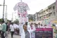 POWERFUL INDICTMENT: Message on doctor’s gown reads: ‘Th