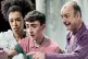 (L to R) Jade Ogugua as Vi, Joe Barber as Laurie  and Tim Tr
