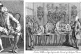 TALK OF THE TOWN: (L to R) John Wilkes caricatured by Willia