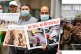 Former Afghan interpreters protest in front of the Home Offi