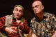 Channelling comic genius: Jeremy Stockwell (left)