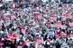 Protesters gather during a rally demanding South Korea's imp