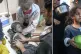 WAR CRIMES: (L to R) Children wounded during an Israeli stri