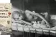 IMPOSSIBLE CHOICES: A victim of starvation in besieged Lenin
