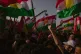 Kurds waving the flag of the Kurdistan Region in Erbil [Pic:
