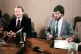 THE RIGHT CALL: Sinn Fein President Gerry Adams with Ken Liv