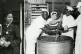 MEMORY LANE: (L to R) Bus conductor Agatha Claudette Hart, 1