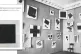 A section of Suprematist works by Malevich exhibited at the 