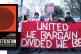 RED-LINE: Royal College of Nursing (RCN) pickets outside Kin