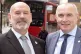 Mick Whelan (left) with EC president Dave Calfe