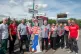 Mick Whelan with Labour candidate Matt Bishop, and a life si
