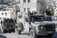 INTIMIDATION TACTICS: Israeli military convoy in Nablus, las