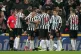 Newcastle celebrate Ayoze Perez’s goal
