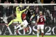 Crystal Palace's Christian Benteke heads his side into the l